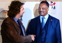 Joel Gilbert and Rev. Jesse Jackson